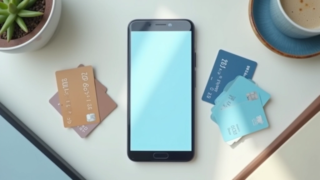 Cartes bancaires numériques et physiques posées sur un tableau de gestion financière