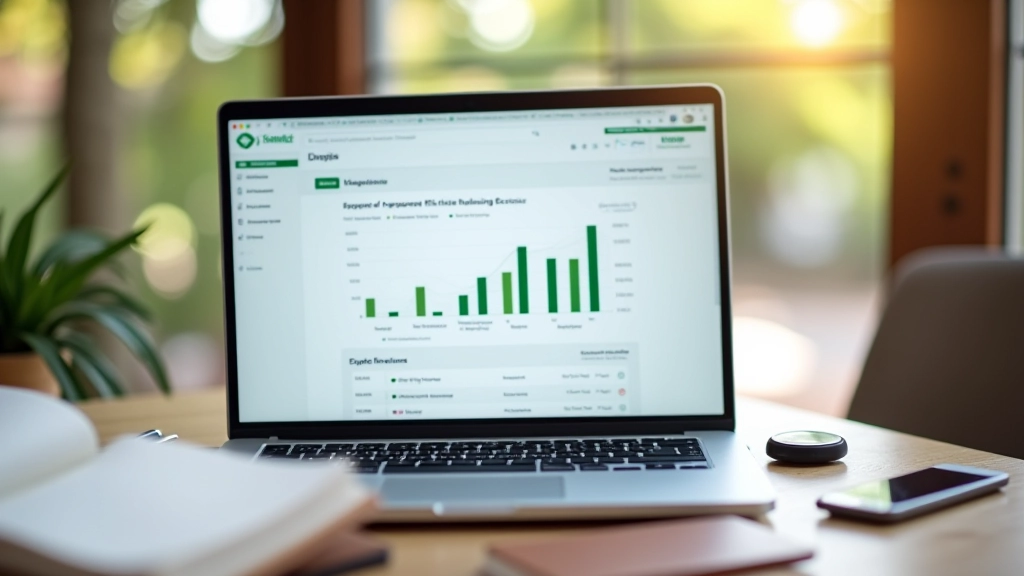 Écran de tableau de bord financier montrant l'analyse des dépenses mensuelles