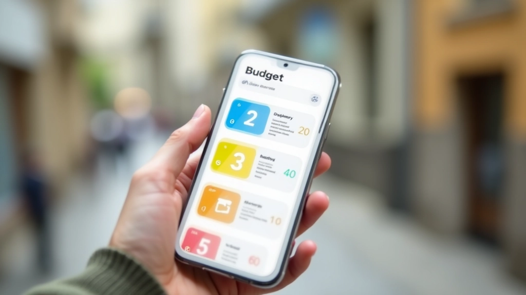Interface YNAB montrant un tableau de budgets colorés avec catégories de dépenses détaillées